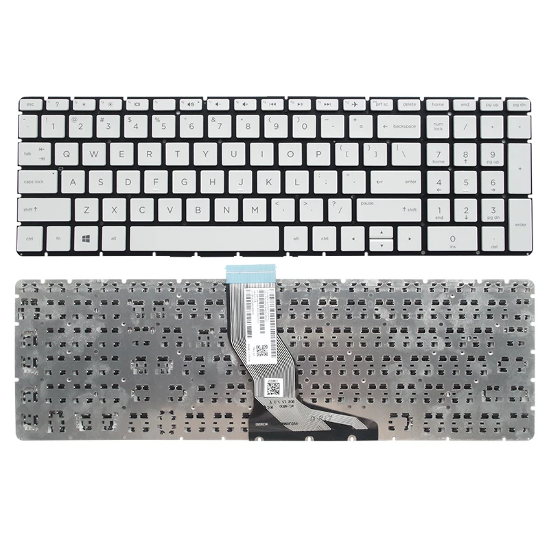 GZEELE новая клавиатура для ноутбука HP 15-bs078nr 15-bs080wm 15-bs115dx 15-bs132nr 15-BP 15M-BQ TPN-W127, американская черная английская клавиатура