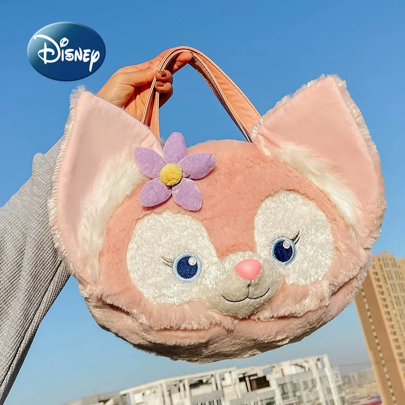 Новая плюшевая сумка Disney 2022 для девочек, мультяшная милая плюшевая сумка-мессенджер для девочек, модная многофункциональная сумка для хранения
