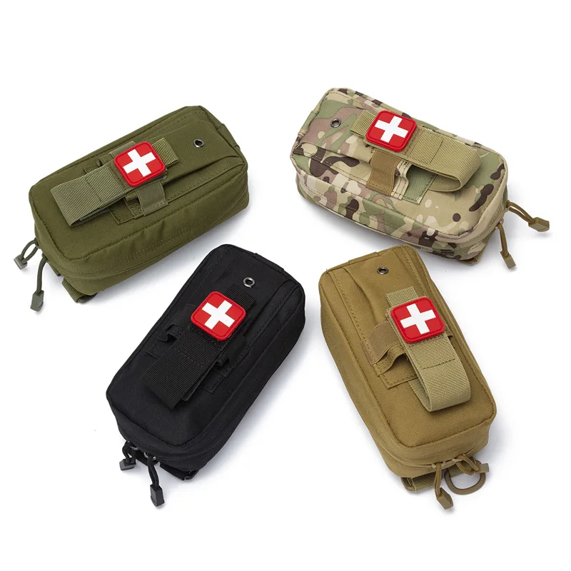 Портативная медицинская дорожная упаковка для кемпинга на открытом воздухе, необходимые принадлежности для оказания первой помощи, сумка для хранения, инструмент для выживания, чехол для таблеток, предметы
