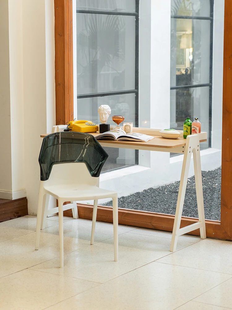 Скандинавский прозрачный креативный стул, кафе, ресторан, обеденный стул со спинкой, кресло для отдыха, дизайнерское кресло, компьютерное кресло для приема гостей